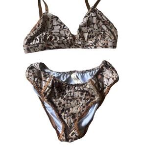 NWOT Spell leopard print bikini